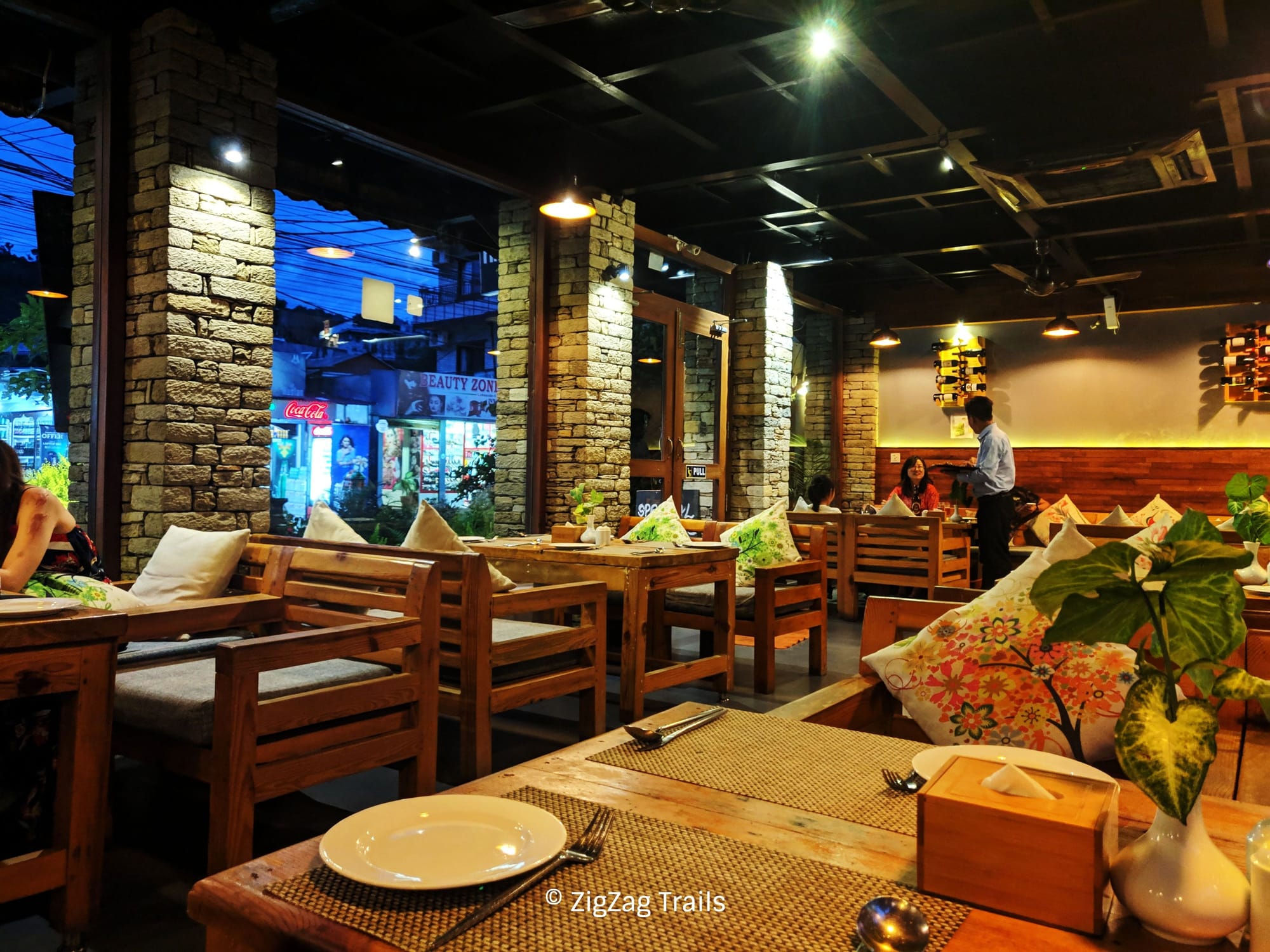 A very relaxing ambience in Fresh Elements in Pokhara Nepal.