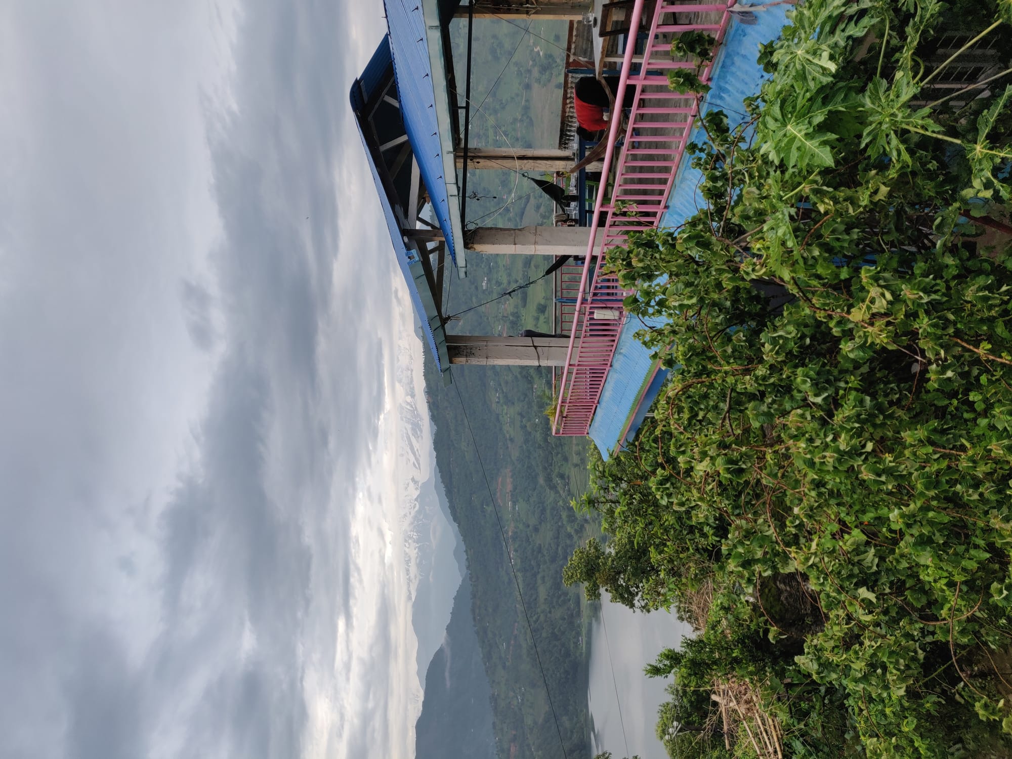 Robin's Nest Hotel and the view from first floor.